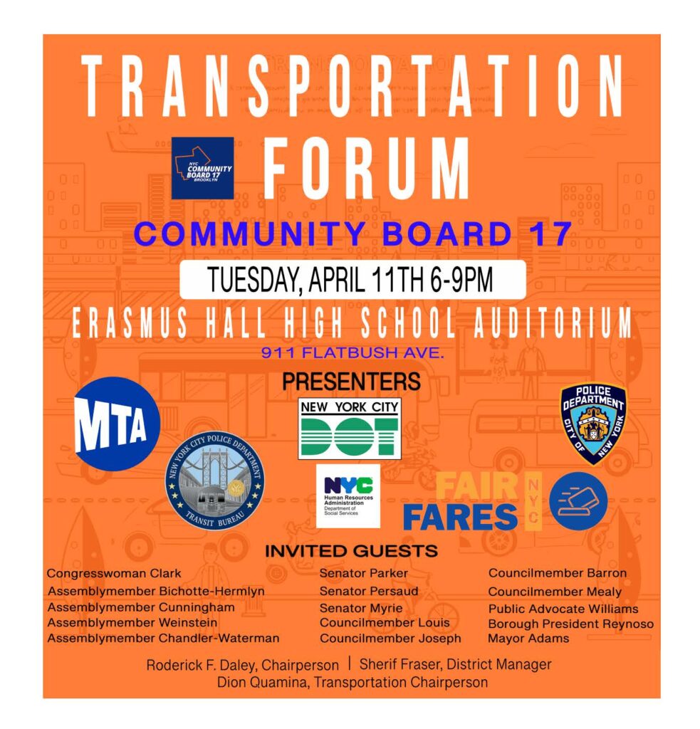 Community Board 17 Transportation Flyer