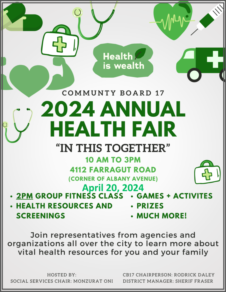 2024 Health Fair Flyer
